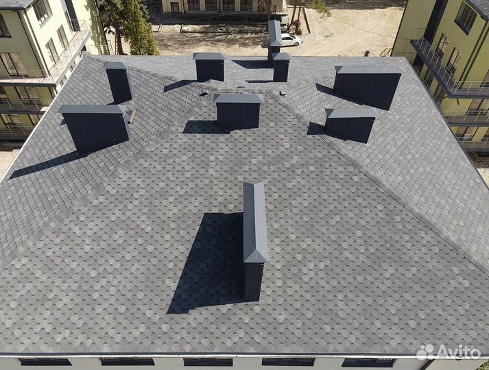 Гибкая черепица Финская Соната (цвет серый)