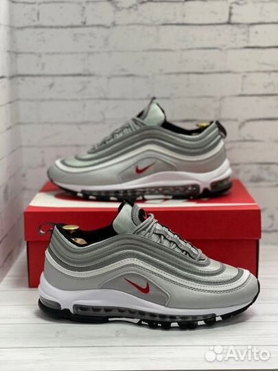 Кроссовки nike air max 97 silver bullet