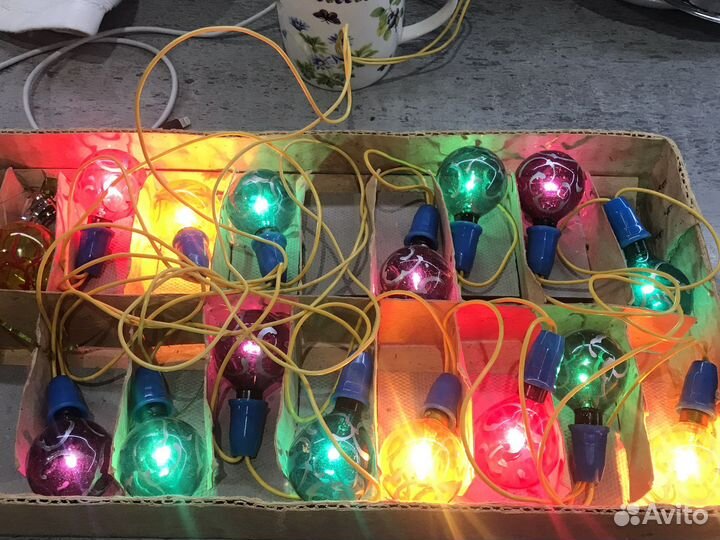 Электро гирлянда СССР винтаж