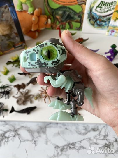 Динозавры книги трансформеры + дино шар