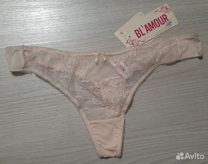 Кружевные стринги XXL 46-48