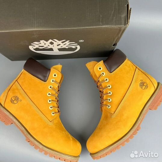 Песочные ботинки Timberland с мехом