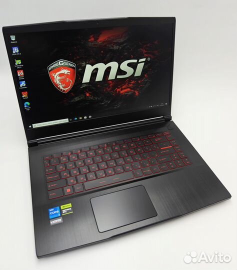 Игровой ноутбук MSI Thin GF63 I5/16Gb/RTX4050/512G