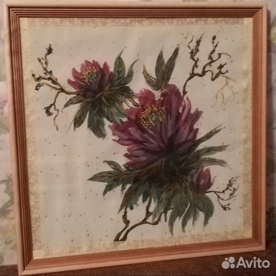 Картина набор 4шт. Четыре пиона