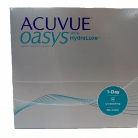 Линзы acuvue oasys 1 day with hydraluxe 90 шт