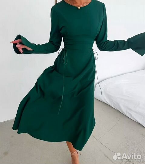 Вечернее платье миди