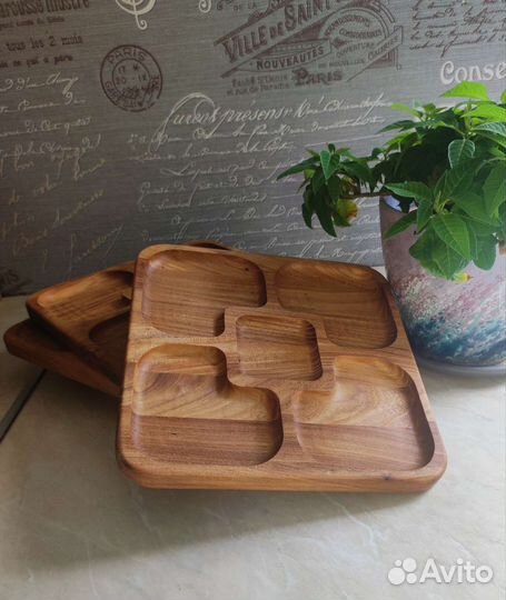 Менажница деревянная из массива