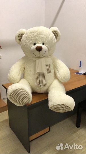 Большой плюшевый медведь (мишка) с шарфом 160 см