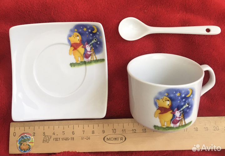 «Винни Пух и Пятачок» - фарфор, детская посуда