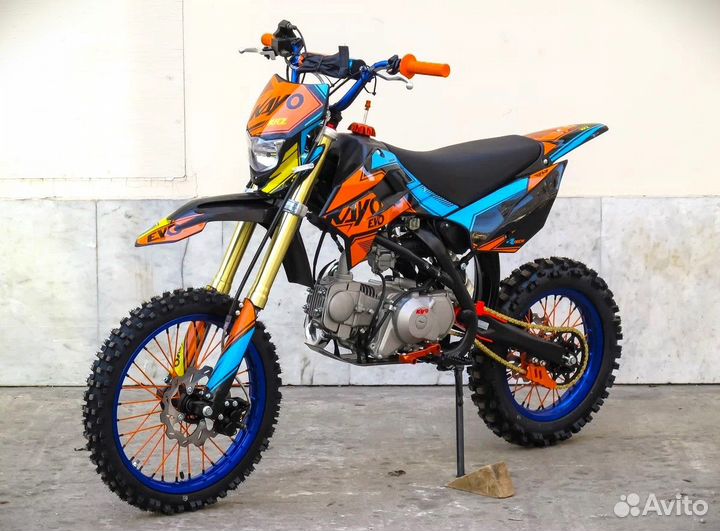 Мотоцикл kayo evolution YX140EM pitbike Витрина