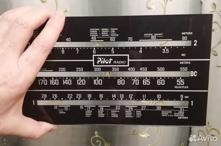 Шкала новодел для старых ламповых приемников