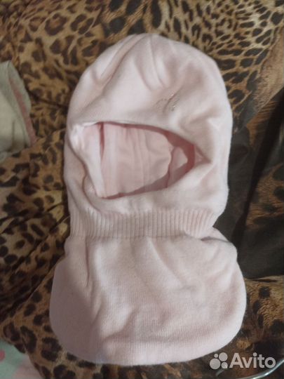 Шапка шлем для девочки 46-48