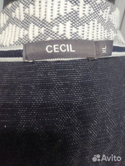 Кардиган женский трикотажный cecil р.XL Турция
