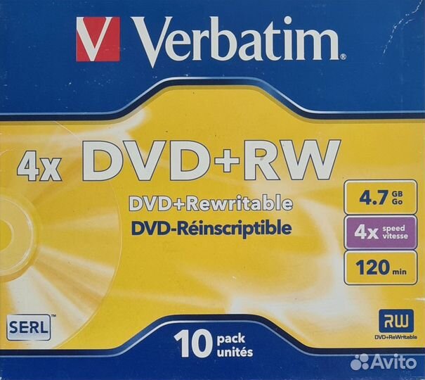 Болванка DVD-RW+, CD-R, пустые коробки