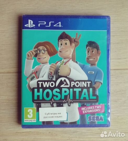 Two Point Hospital PS4 (новый, рус.субт)