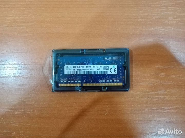 Озу SKhynix HMT451S6DFR8A 4gb 1600 MHz DDR3L SO-di