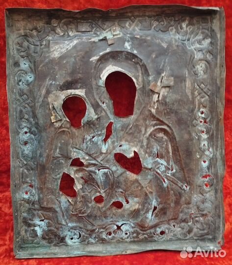 Старинный, оклад от иконы 