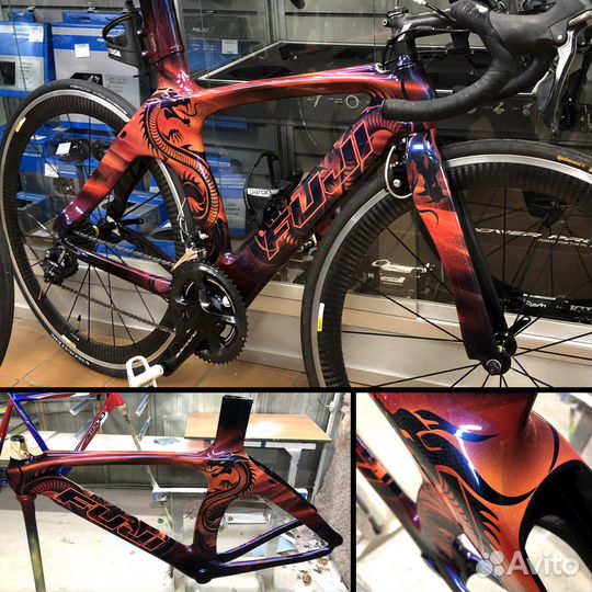 Эксклюзивная покраска велосипедов, рам, колес