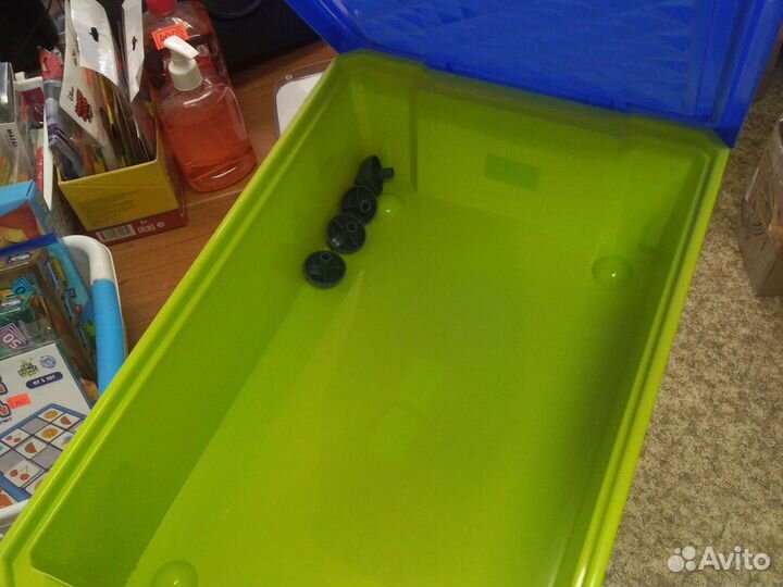 Ящик для игрушек большой на колесах