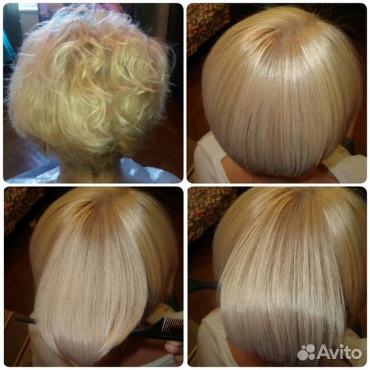 Кератин, Ботокс волос, Нанопластика, Окрашивание