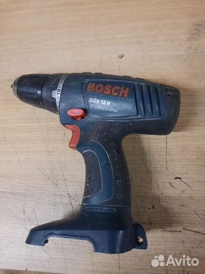 Редуктор с патроном, кнопка Bosch gsr12v