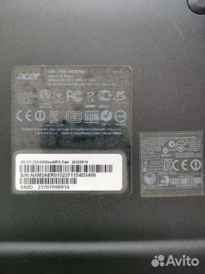 Ноутбук Acer Aspire V5 Series