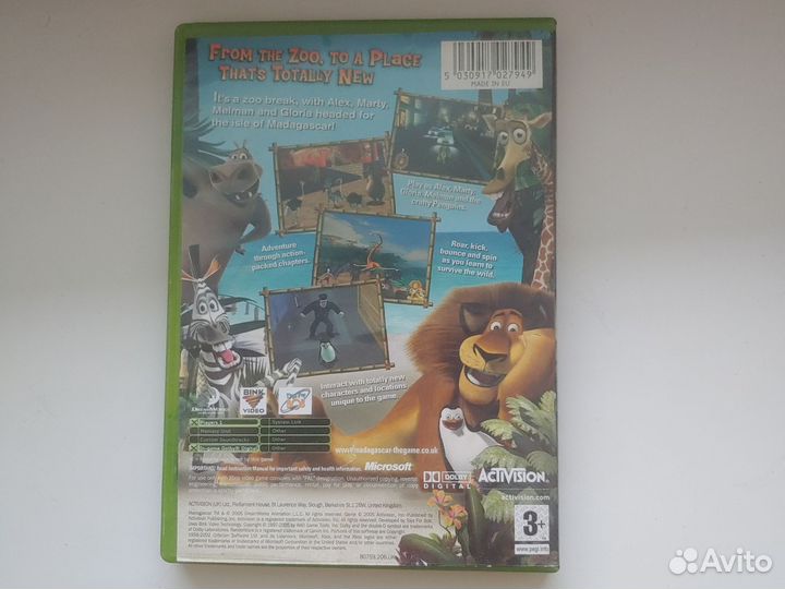 Madagascar Xbox Original