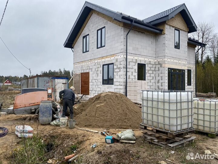 Полусухая стяжка механизированная