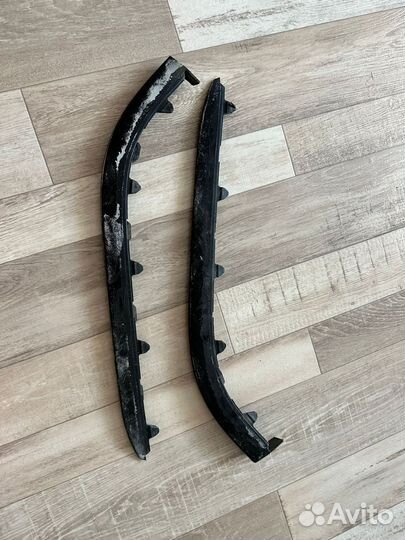 Молдинг переднего бампера от polo gt