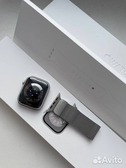 Часы apple watch 8 45 mm silver