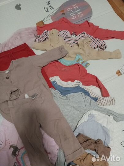 Вещи пакетом на девочку 74-92
