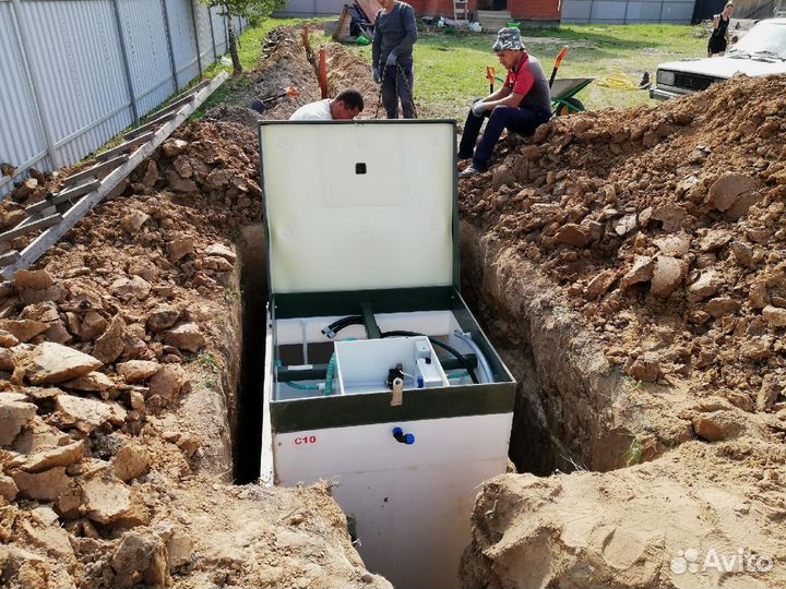 Автономная канализация под ключ. В любой грунт