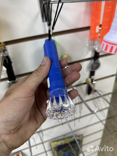 Фонарик синий