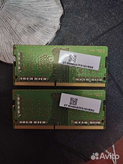 Оперативная память sodimm Samsung ddr4 4gb 3200