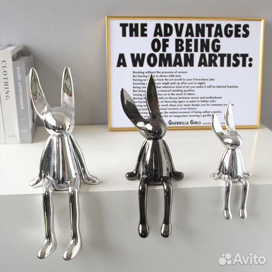 Статуэтка сидячий заяц