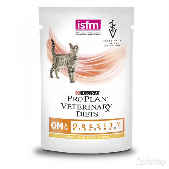 Корм для кошек Purina Pro Plan Veterinary Diets OM