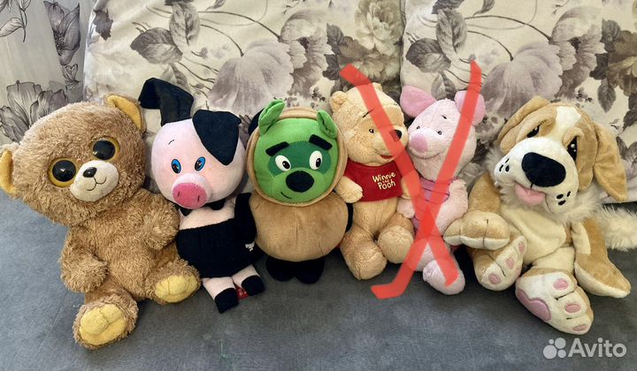 Мягкие игрушки(уточняйте наличие)
