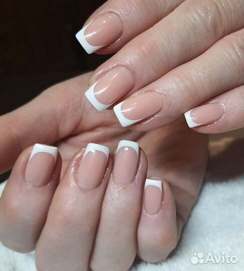 Наращивание ногтей маникюр гель лак