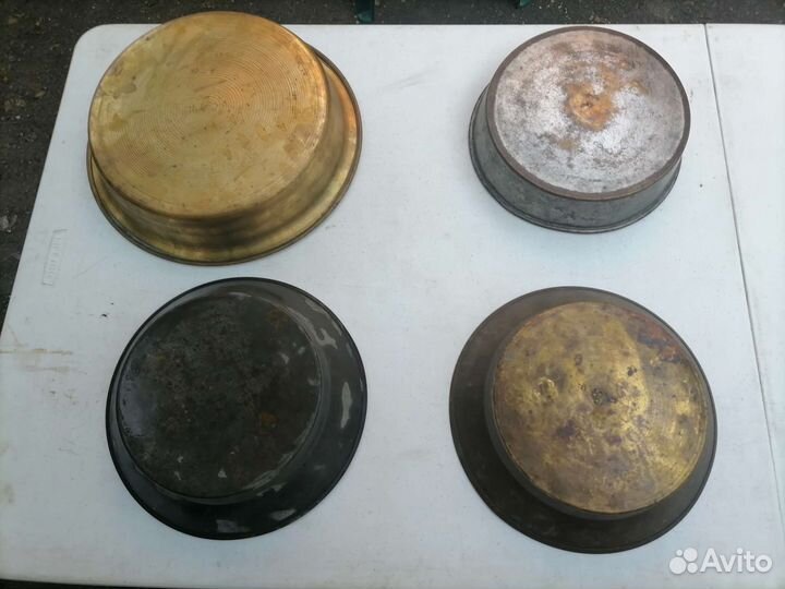 Латунный таз для варенья