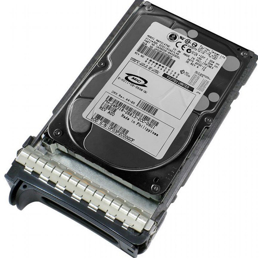 [4R318] Жесткий Диск Dell 146gb U320scsi 3.5" Hdd 4r318