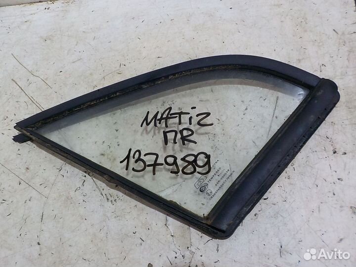 Стекло двери передней правой Daewoo Matiz