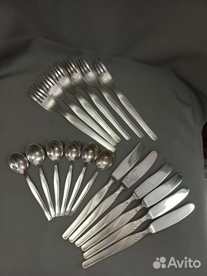 Набор столовых приборов Мельхиор СССР