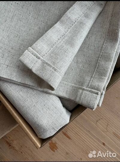 Набор из 6ти салфеток. Новый. Полулен. Руч.работа