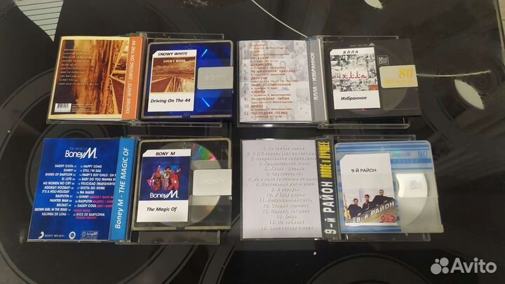 Минидиски md с записью