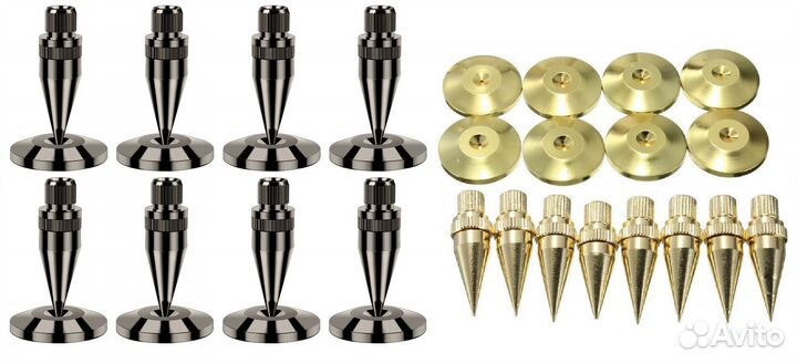 Шипы и диски для акустических систем (8+8 штук)