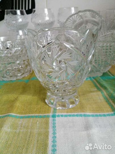 Вазочка хрустальная времен СССР