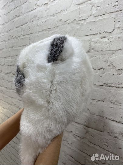 Новая Шапка из натурального меха кролика