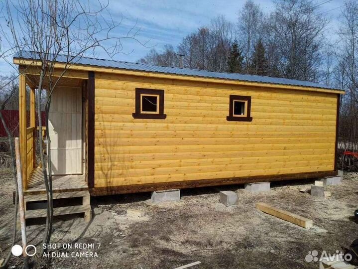 Баня каркасная доставка и установка