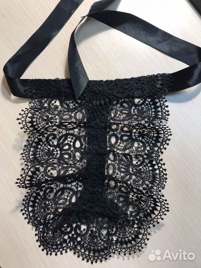 Воротник жабо кружевное