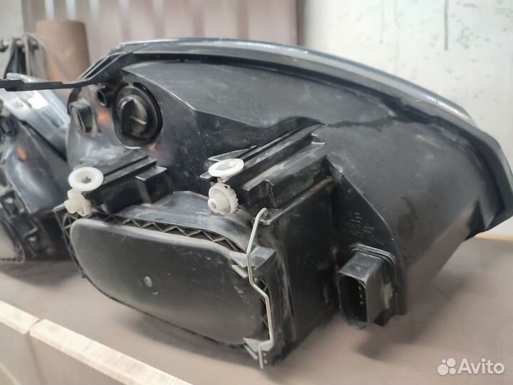 Фары amg на priora с LED лампами